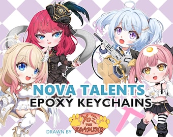 NOVA Chibi Acrylic Keychains,