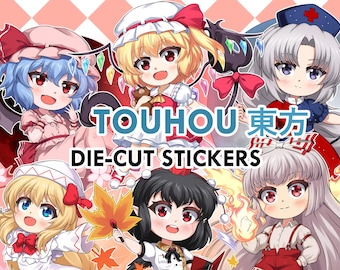Touhou Chibis Volume 3, Large Die-cut Stickers 4"