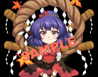 Touhou Acrylic Keychain: Kanako Yasaka - Etsy