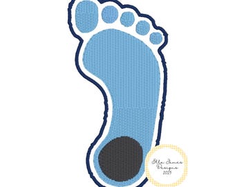Tar Heel Foot Embroidery Design