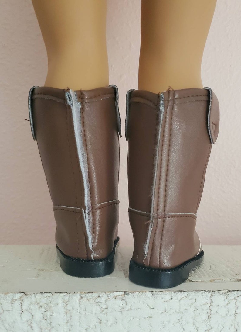 18 INCH DOLL Cowboy Boots Brown - Etsy