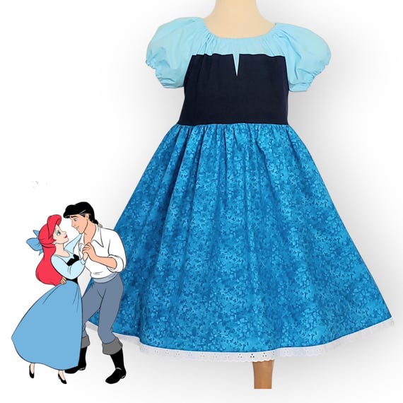 disney princess with navy blue dress Navy Blue Prom Dress Princess Fluffy Style