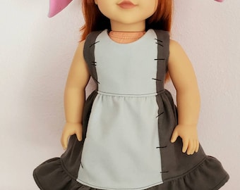 18 INCH DOLL Eeyore Dress Winnie the Pooh Inspired Clothes