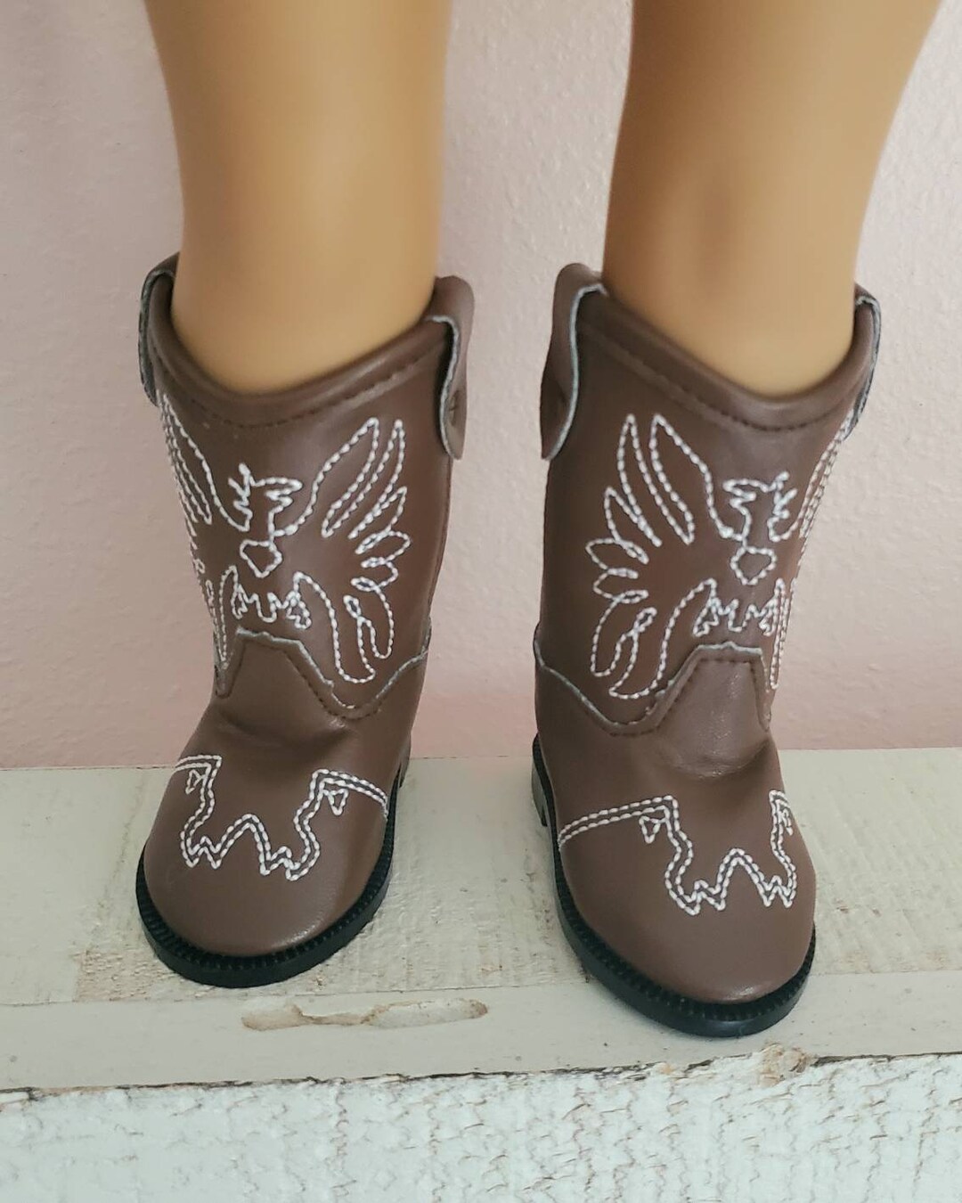 18 INCH DOLL Cowboy Boots Brown - Etsy