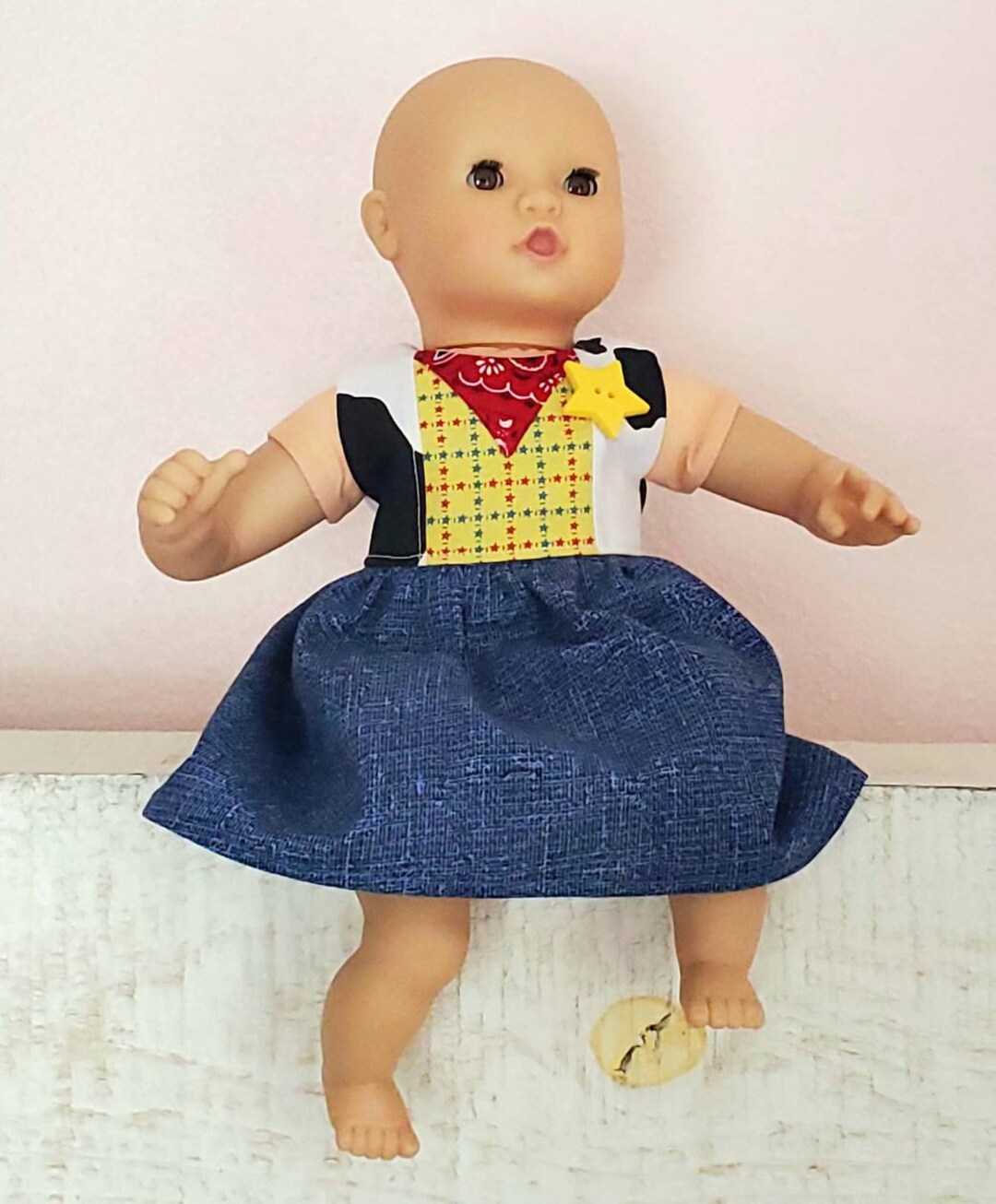 12 INCH DOLL Baby Doll Toy Story WOODY Inspired Dress Corolle Etsy