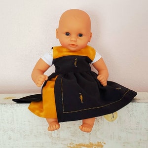 12 INCH DOLL Dress Frozen ANNA Clothes fits Baby Doll Corolle Mon Premier
