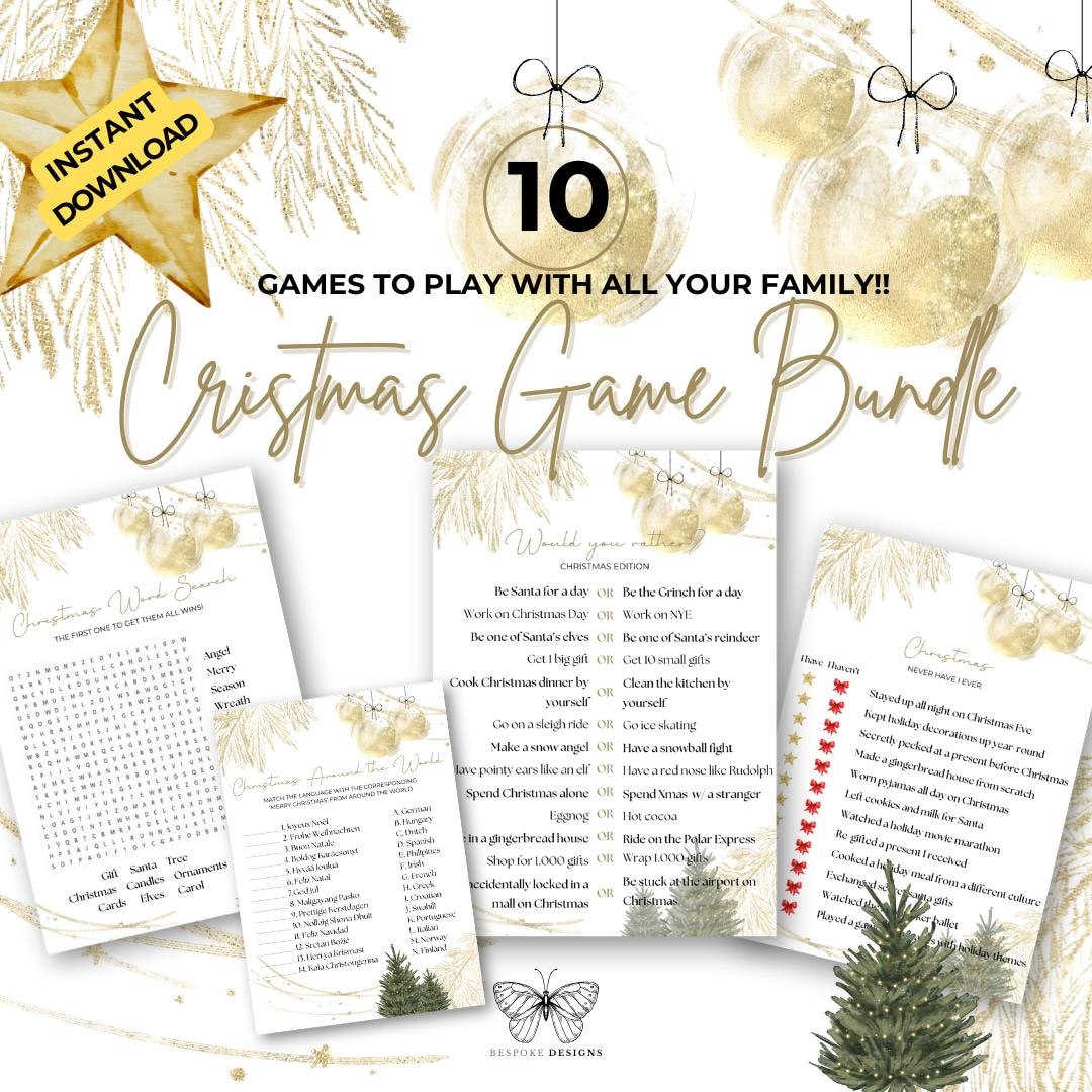 Printable Christmas Game Bundle - Il 1080xN.6545468175 7i8n