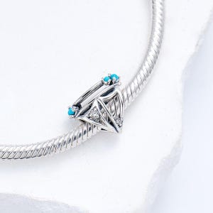 Sailboat Charm,925 Sterling Silver Charm,Handmade Silver Bead,Fits European Bracelets and Necklaces, Best Gift