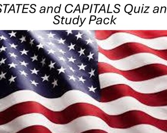 US States and Capitals Quiz