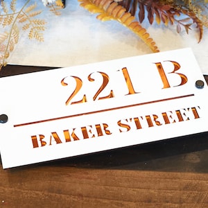 New Home Gift | House Number Sign | Personalized Gift | House Warming | Sign Board |  name plate | Address Plaque | Door sign | family name