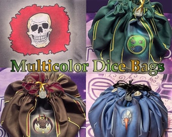 NEW Multicolor - Battletech-themed Dice Bag or Pouch