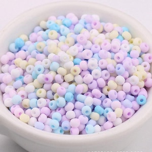 Piccole rondelle da 2 mm, 3 mm e 4 mm, perline distanziatrici in vetro opaco, lotto all'ingrosso per la creazione di gioielli, accessori per perline fai da te, artigianato.