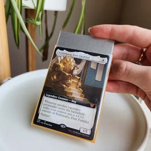Aluminium ruilkaarten achterkant (metalen verstevigingen voor Magic: The Gathering/Pokemon Cards)