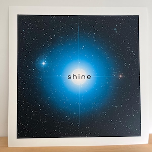 Shine - limitierte Auflage, Fine Art Giclee, Weltraumdruck