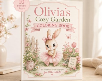 Bunny Coloring Pages Printable | Preschool Coloring Book PDF | Kids Coloring Pages | Instant Download | Ages 3–6