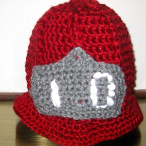 Hat, Fireman&#39;s Hat, Toddler, Handmade