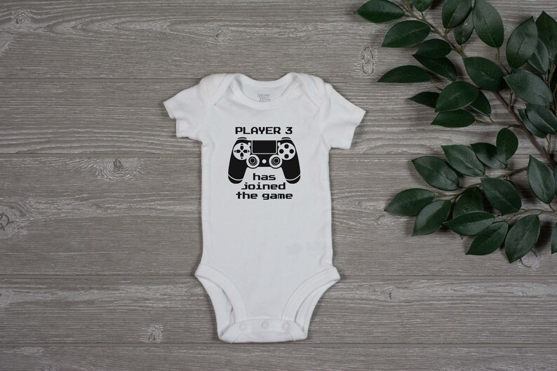 Body Neonato Bianco Player 3 Has Entered - Bianco In Cotone 170gr Stampato Body Fashion Player