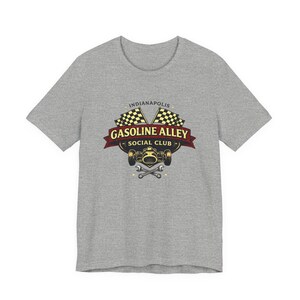 Shirt Gasoline Alley Social Club, Indy 500 Vintage Racing-T-shirt, Indianapolis Race Weekend-shirt afbeelding 5