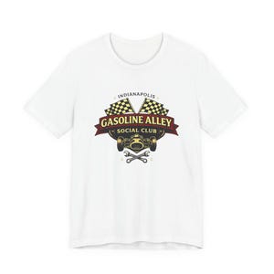 Shirt Gasoline Alley Social Club, Indy 500 Vintage Racing-T-shirt, Indianapolis Race Weekend-shirt afbeelding 4