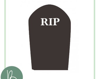 RIP Headstone SVG File