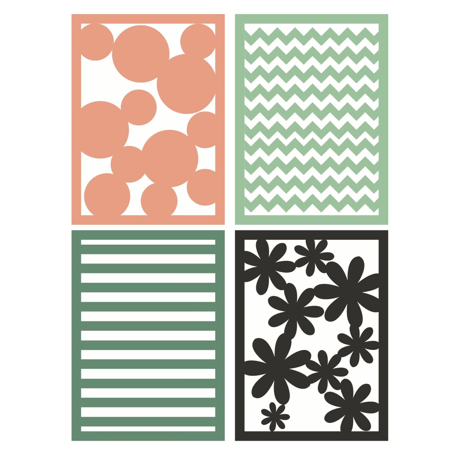Patterned Background SVG Files - Stripes, Chevron, Polka Dot, Stripes ...