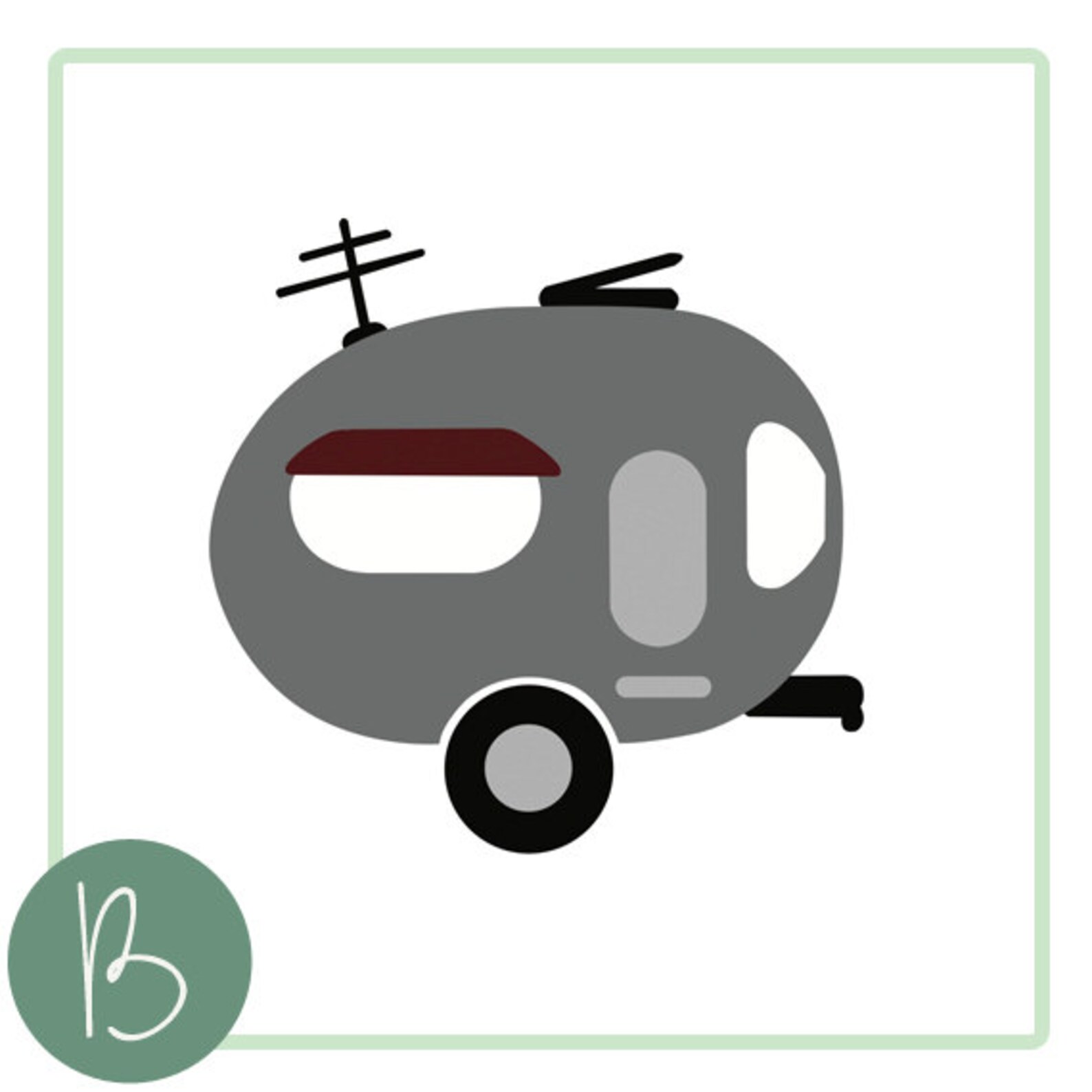 Camper or Trailer SVG File - Etsy