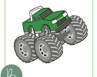 Fichier SVG de Monster Truck