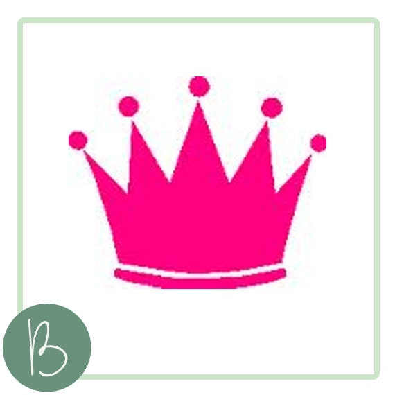 Princess Crown Svg File Etsy