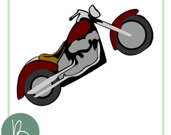 Motorcycle SVG File