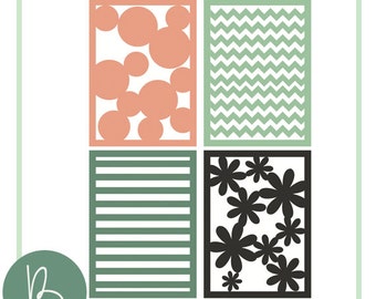 Patterned Background SVG Files - Stripes, Chevron, Polka Dot, Stripes