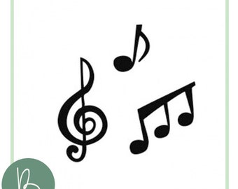 Music Notes SVG File
