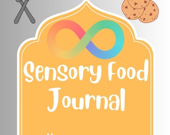 Diario de alimentación completo para niños con autismo: registros diarios, alimentos probados semanalmente, planificador de comidas para terapeutas y más