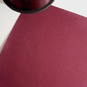 Tela di lino per rilegatura di libri [rosso vino]