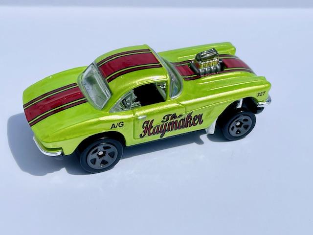 Hot Wheels Corvette Gasser 1962 - échelle 1/64, édition Mainline 2022, Neuf Sous Blister