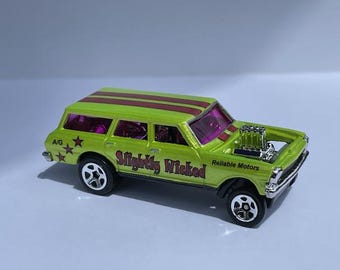 Hotwheels 1964 Chevy Nova Wagon Gasser - Hot Wheels Diecast Model