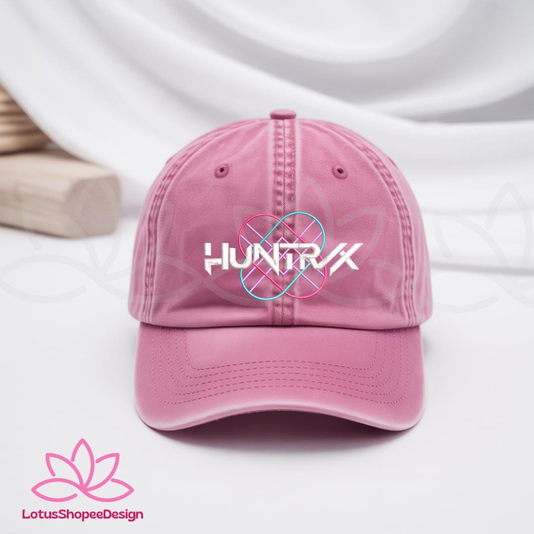 Huntrix Graduation Cap Huntrix Band Embroidered Washed Hat, KPOP Band Huntrix Fan Hat, KPOP ...