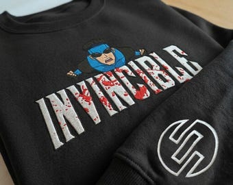 Invincble Mark Grason Comic Embroidered Sweatshirt, Studio Hero Movie Shirt,  Hero Movie Fan Gift, Comic Book Fan Gift