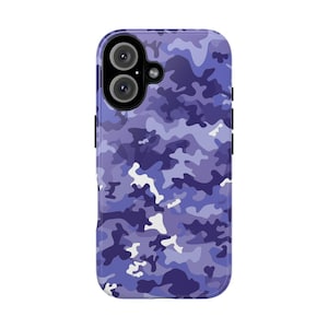 Camouflage iPhone Case - Tough Cases for Protection, Trendy Phone Accessory, Camo iPhone Cover, Gift for Him, Durable Tech