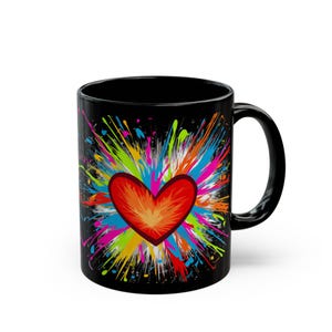 Nothin But Love Mug Perfect Gift for Valentines Day, Birthday, Art Lovers, Coffee Lovers, Home Decor, 11oz and 15oz, Best Seller Mug