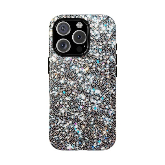 SPARKLING GLITTER IPHONE Case, Best Seller All 17 Models Available iPhone Tough Cases,  Stylish Fashion, Durable, Double Layer Protection