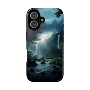 Waterfall Setting Tough iPhone Case, Waterproof Case, Adventure Gear, Gift for Outdoor Lovers, Eco-Friendly Accessories, Best Seller Casse