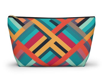SOUTHWEST MOTIF DESIGNED Accessory Pouch T-bottom Travel Accessory Cosmetic Bag Designer Look Durable Handy Accessory Pouch Gift For Her