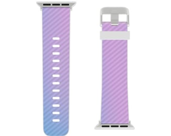 Gradient Apple Watch Band | Stylish Silicone Strap for Fitness, Casual Wear, Gifts, Spring/Summer Vibes