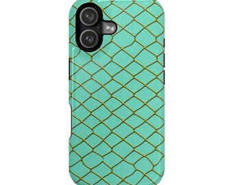 NEW iPHONE 17 Magnetic Impact-Resistant Cases All 17 Models Available Glossy Or Matte Premium Finish Durable Protective Turquoise Design