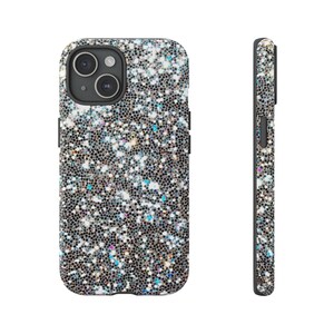 SPARKLING GLITTER iPhone Case, Best Seller All 17 Models Available iPhone Tough Cases, Stylish Fashion, Durable, Double Layer Protection image 2