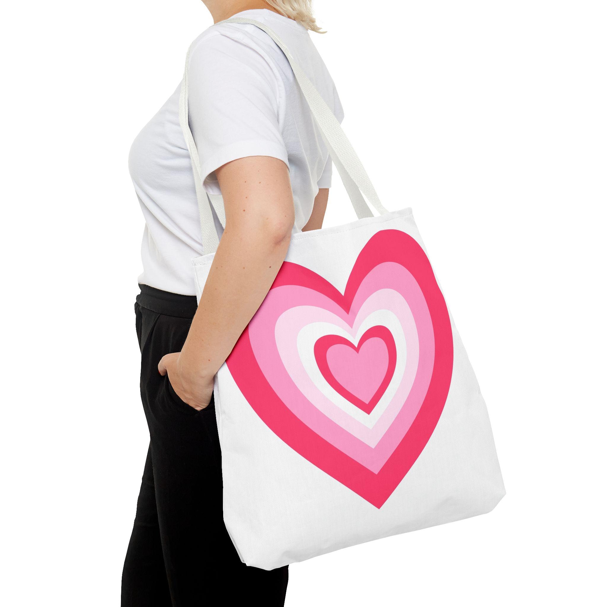 Joyful Heart Design Tote Bag for Love and Friendship, Ideal for