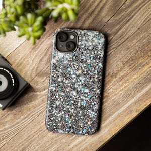 SPARKLING GLITTER iPhone Case, Best Seller All 17 Models Available iPhone Tough Cases, Stylish Fashion, Durable, Double Layer Protection image 4