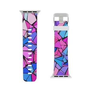 TOTAL VIBE APPLE Watch Band, Vibrant Color Display Apple Watch Band Replacement Great Gift For Pre Or Teen Durable Quality Trendy Statement