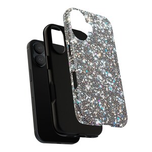 SPARKLING GLITTER iPhone Case, Best Seller All 17 Models Available iPhone Tough Cases, Stylish Fashion, Durable, Double Layer Protection image 8