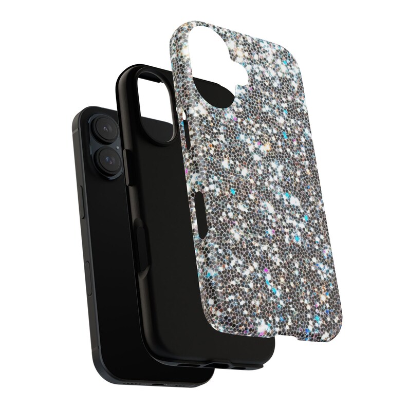 SPARKLING GLITTER iPhone Case, Best Seller All 17 Models Available iPhone Tough Cases, Stylish Fashion, Durable, Double Layer Protection image 8